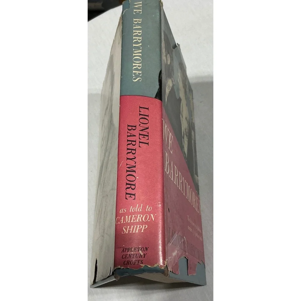 We Barrymores Lionel Barrymore 1951 Hardcover Autobiography Appleton‎ Century